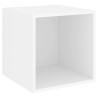 Ensemble de meuble TV 5 pcs Blanc Bois d'ingénierie 619007619007