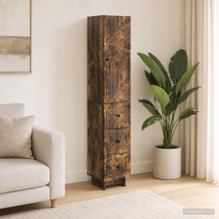 Ensemble de Meubles 2 pcs 33 x 34,5 x 90 cm Bois d'ingénierie 619014619014