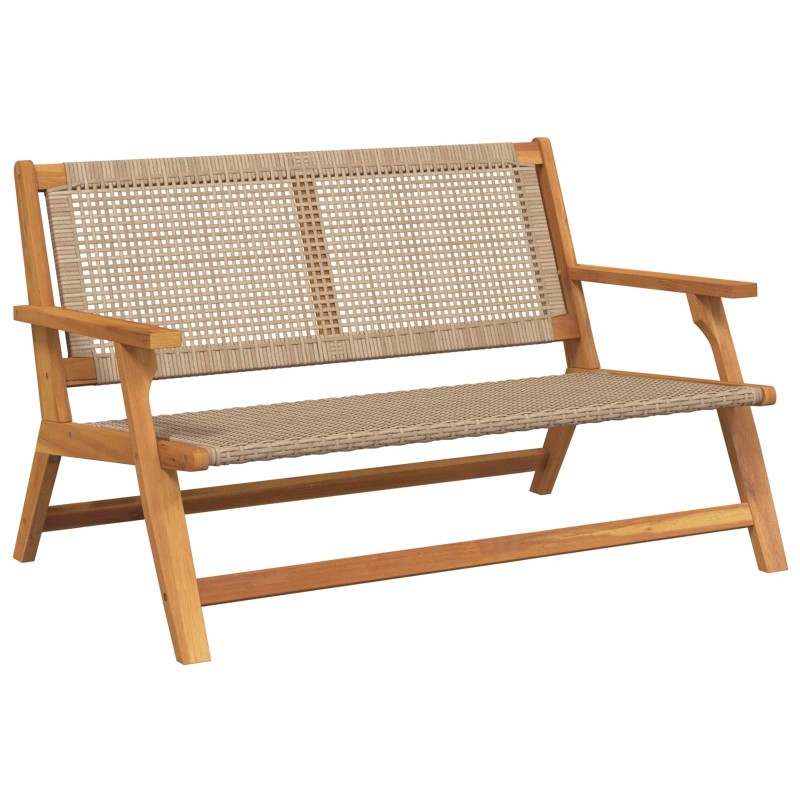 Mobilier de jardin Beige 122 x 78 x 73 cm Bois d'Acacia Massif 619016619016