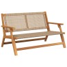 Mobilier de jardin Beige 122 x 78 x 73 cm Bois d'Acacia Massif 619016619016