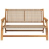 Mobilier de jardin Beige 122 x 78 x 73 cm Bois d'Acacia Massif 619016619016