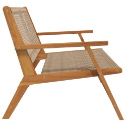 Mobilier de jardin Beige 122 x 78 x 73 cm Bois d'Acacia Massif 619016619016
