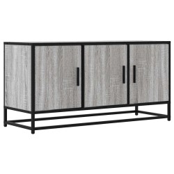Meuble TV sonoma gris 100x35x50 cm bois d'ingénierie et métal 619018619018