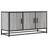 Meuble TV sonoma gris 100x35x50 cm bois d'ingénierie et métal 619018619018