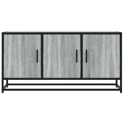 Meuble TV sonoma gris 100x35x50 cm bois d'ingénierie et métal 619018619018