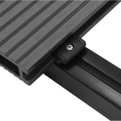 Planche de terrasse 6 pcs Gris WPC 619020619020