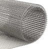 Écran en maille 40 x 500 cm 3 Mesh Acier Inoxydable 201 Argenté 619035619035