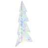 Sapin de Noël avec 100 LED Multicolore 120 cm Acrylique 619036619036