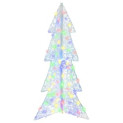 Sapin de Noël avec 100 LED Multicolore 120 cm Acrylique 619036619036