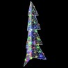 Sapin de Noël avec 100 LED Multicolore 120 cm Acrylique 619036619036