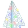 Sapin de Noël avec 100 LED Multicolore 120 cm Acrylique 619036619036