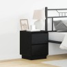 Cabinet de chevet 2 pcs Chêne noir 39 x 34,5 x 50 cm 619037619037