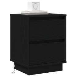 Cabinet de chevet 2 pcs Chêne noir 39 x 34,5 x 50 cm 619037619037
