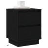 Cabinet de chevet 2 pcs Chêne noir 39 x 34,5 x 50 cm 619037619037