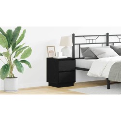 Cabinet de chevet 2 pcs Chêne noir 39 x 34,5 x 50 cm 619037619037