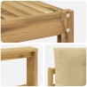 Ensemble de canapés d'extérieur 4 pcs Blanc et Beige 619041619041