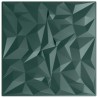 Panneaux muraux 24 pcs Vert Améthyste 50 x 50 cm Mousse XPS 619046619046