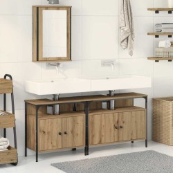 Meubles de salle de bain 3 pc Marron 80 x 30 x 60 cm 619050619050
