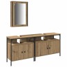 Meubles de salle de bain 3 pc Marron 80 x 30 x 60 cm 619050619050