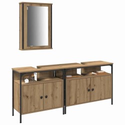 Meubles de salle de bain 3 pc Marron 80 x 30 x 60 cm 619050619050