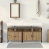Meubles de salle de bain 3 pc Marron 80 x 30 x 60 cm 619050619050