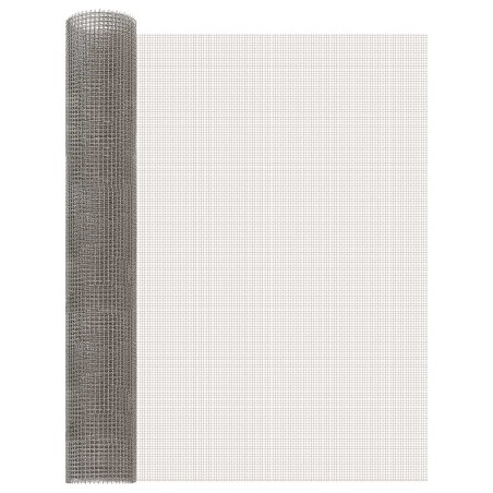 Écran en maille 80 x 500 cm 3 Mesh Acier Inoxydable 201 Argenté 619053619053