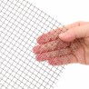 Écran en maille 80 x 500 cm 3 Mesh Acier Inoxydable 201 Argenté 619053619053