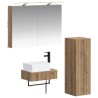 Ensemble d'armoire de salle de bain 4 pc Chêne artisanal 619054619054