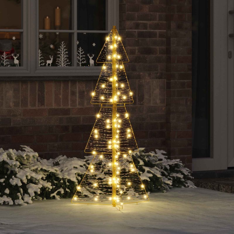 Sapin de Noël avec 100 LED Blanc chaud 120 cm PET 619056619056