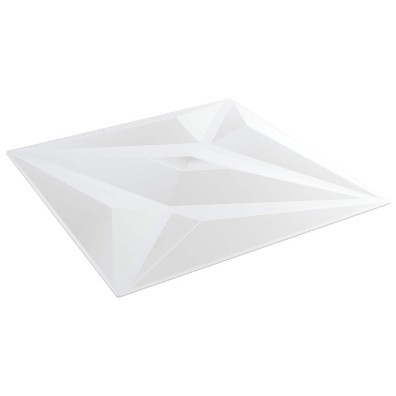 Panneaux muraux 12 pcs Étoile blanche 50 x 50 cm Mousse XPS 619057619057