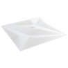 Panneaux muraux 12 pcs Étoile blanche 50 x 50 cm Mousse XPS 619057619057