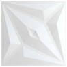 Panneaux muraux 12 pcs Étoile blanche 50 x 50 cm Mousse XPS 619057619057