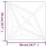 Panneaux muraux 12 pcs Étoile blanche 50 x 50 cm Mousse XPS 619057619057