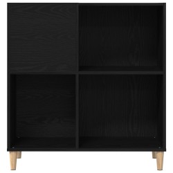 Meuble à vinyles Chêne noir 84,5 x 38 x 89 cm Bois d'ingénierie 619062619062