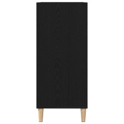Meuble à vinyles Chêne noir 84,5 x 38 x 89 cm Bois d'ingénierie 619062619062