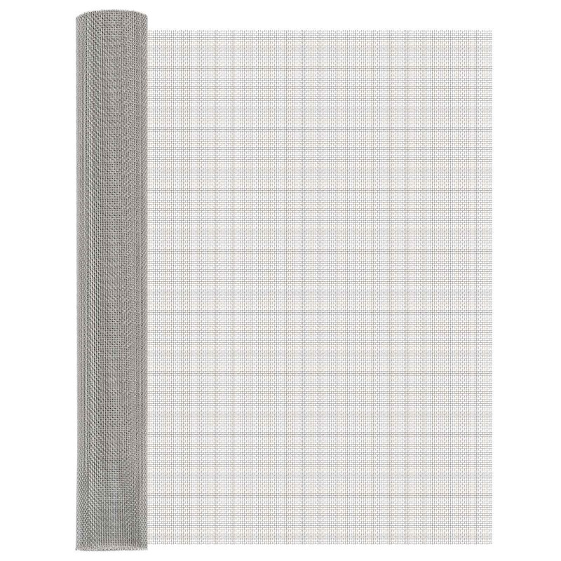 Écran en maille 80 x 500 cm 8 Mesh Acier Inoxydable 201 Argenté 619064619064