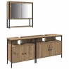 Ensemble de mobilier de salle de bain 3 pc Marron 619073619073