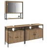 Ensemble de mobilier de salle de bain 3 pc Marron 619073619073