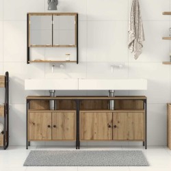 Ensemble de mobilier de salle de bain 3 pc Marron 619073619073