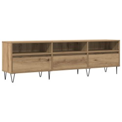 Meuble TV chêne artisanal 150x30x44,5 cm bois d'ingénierie 619074619074