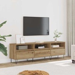 Meuble TV chêne artisanal 150x30x44,5 cm bois d'ingénierie 619074619074