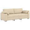 Sofa 3 places Crème 220 cm tissu 619078619078