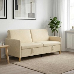 Sofa avec rangement Crème 192 x 78 x 87 cm Polyester 619079619079