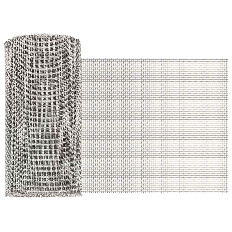 Écran en maille 20 x 1000 cm 8 Mesh Acier Inoxydable 201 619081619081