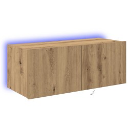 Meuble TV mural 80 x 35 x 31 cm Chêne artisanal 619086619086