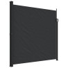 Auvent latéral rétractable noir 200x500 cm 619099619099