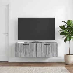 Meuble TV mural Sonoma gris 98 x 31 x 30 cm Bois d'ingénierie 619101619101