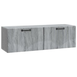 Meuble TV mural Sonoma gris 98 x 31 x 30 cm Bois d'ingénierie 619101619101