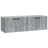 Meuble TV mural Sonoma gris 98 x 31 x 30 cm Bois d'ingénierie 619101619101