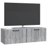 Meuble TV mural Sonoma gris 98 x 31 x 30 cm Bois d'ingénierie 619101619101